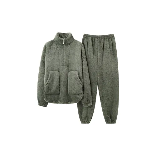 Lanza Pajama Set Men's Olive Green