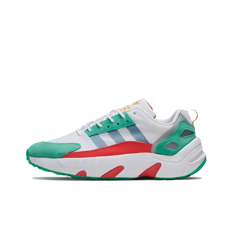 Zx 22 Adidas Originals Boost 'White Hi Res Green'-0