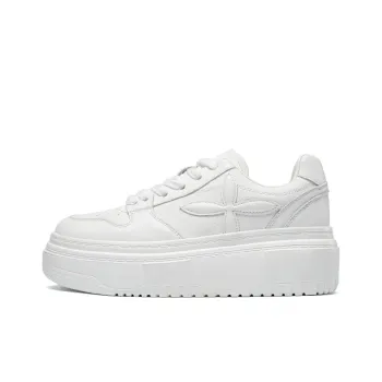 ZHR Waterproof, Lightweight, Height Increasing Stylish Skateboarding Shoes Women's White