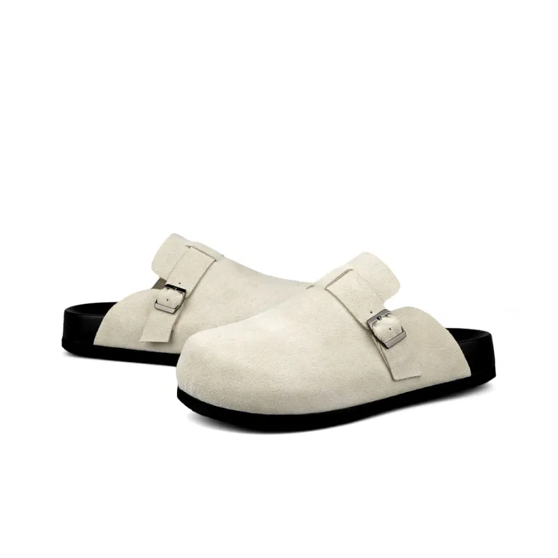 XIE SHE Abrasion Resistant Slip Resistant Wrap toe Slippers Unisex-18