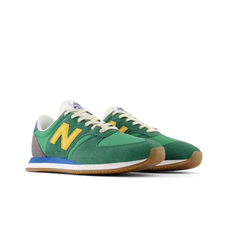 New Balance NB 420 Anti-Slip And Wear-Resistant Lightweight Low-Top Running Shoes Men's Green Yellow-2