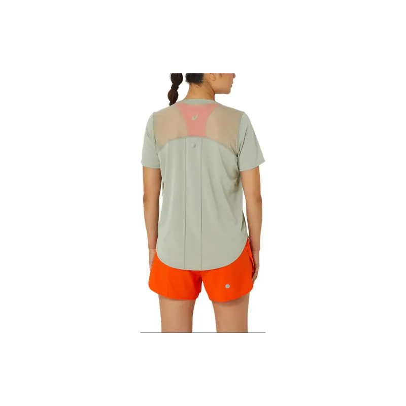 Asics ROAD T-Shirts Women's Gray-1