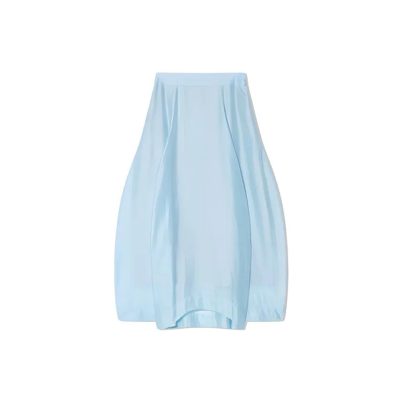 COVERINS Casual Long Skirts Women's Sky Blue-1