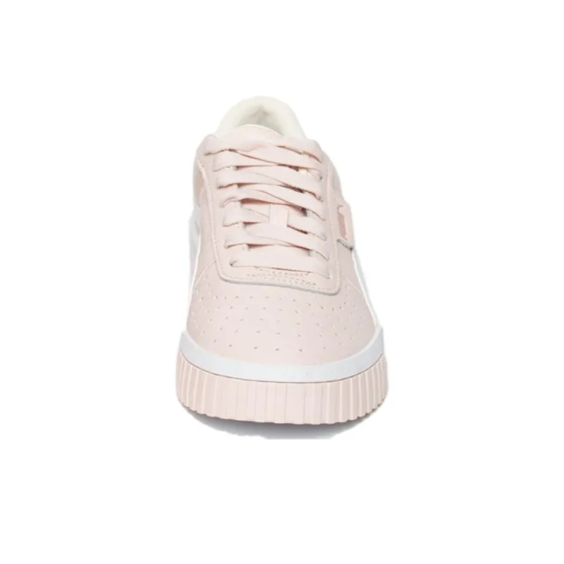 PUMA Cali Anti-Slip And Wear-Resistant Breathable Low-Top Skateboard Shoes Women's Pink White-2