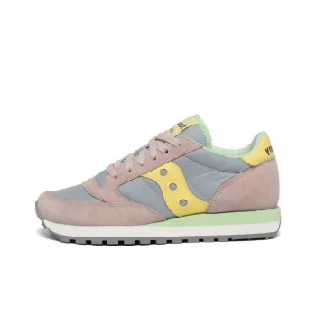 Saucony Jazz Original Running Shoes Women's Low-Top Pink/Gray/Yellow/White