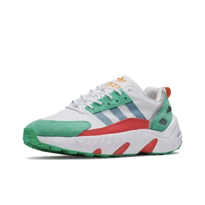 Zx 22 Adidas Originals Boost 'White Hi Res Green'-3