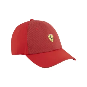 PUMA Polyester Polyamide Elastane Baseball Caps Unisex Red