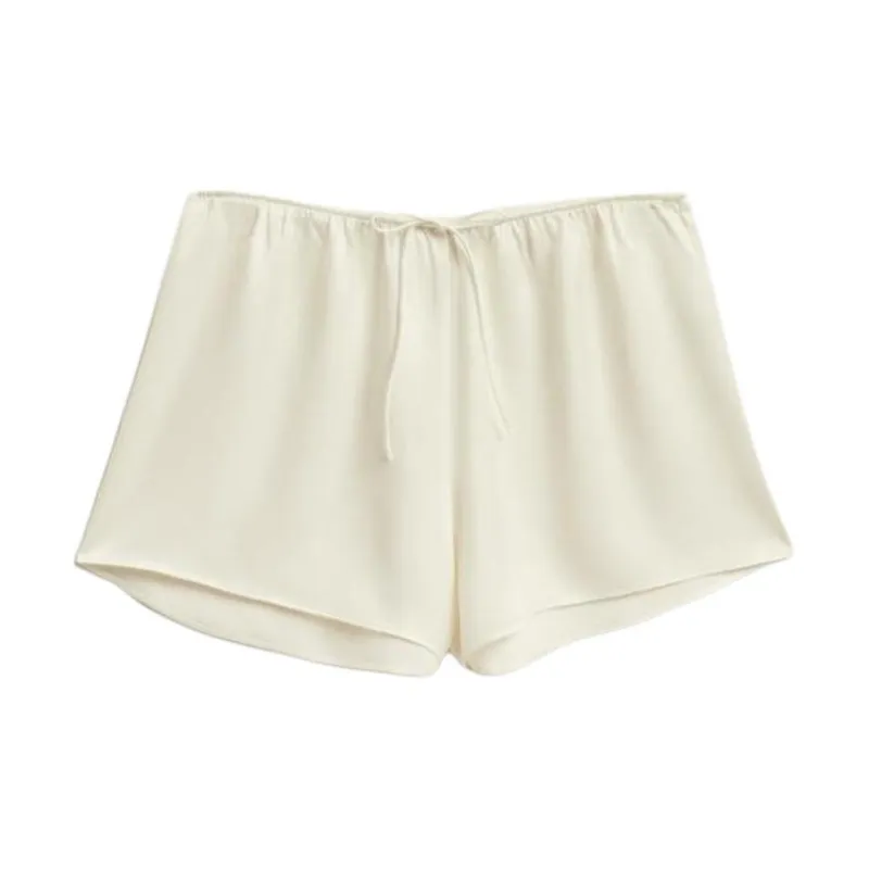 ZARA Pajama Pants Women's Raw White-0