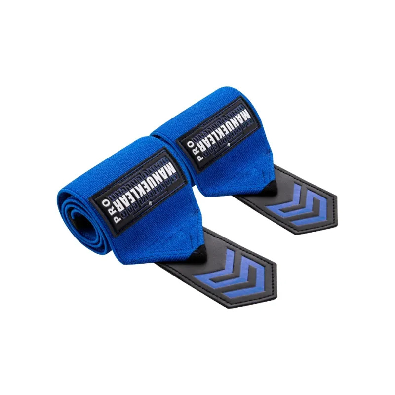 MANUEKLEAR Professional Fitness Bicep And Tricep Wrist Straps With Wrist Support Protective Rehabilitation Compression-11