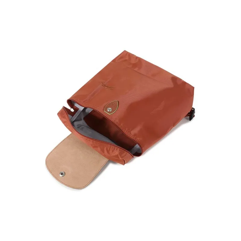 LONGCHAMP Le Pliage Green Recycled Canvas Backpack Women's Chestnut-6
