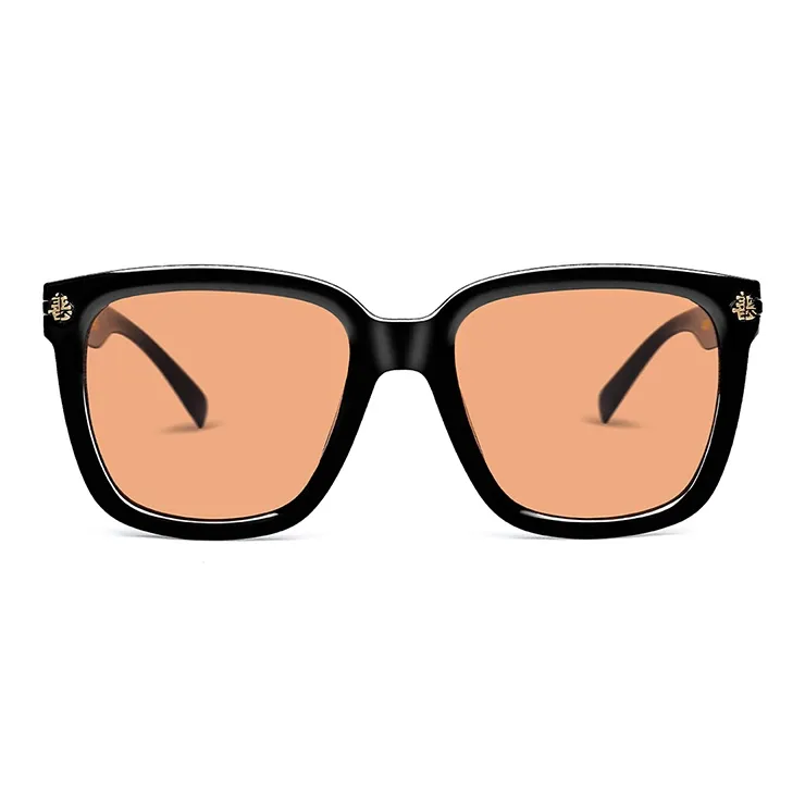 Sijue Square Sunglasses Unisex Tea Brown-0