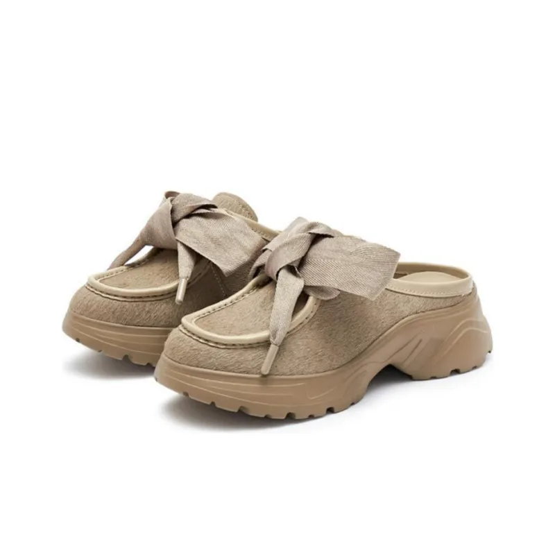 Joypeace Rubber Sole Closed Toe Slippers Women's-9