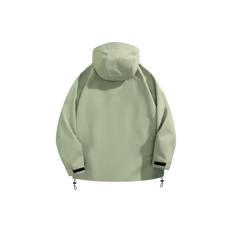 LEAVELAND Water Resistant Windproof Breathable 3 in 1 Windbreaker Jacket Unisex-14