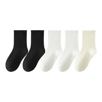 Left Divided By Right Mid-Calf Socks Unisex 5 Pack