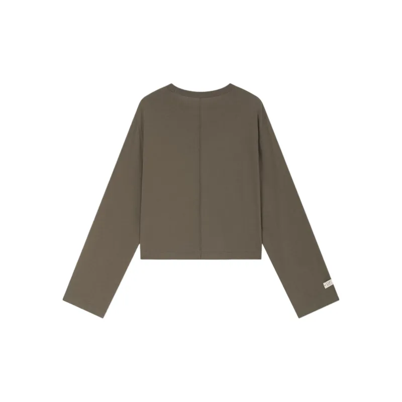 GAP T Shirt Women's Woody Brown-1
