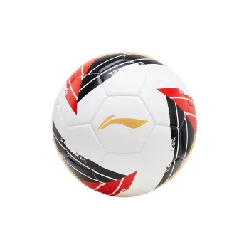 LiNing Size 5 Ball Sports & Outdoors PU Machine Stitched Soccer Ball Unisex White/Gold