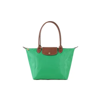 LONGCHAMP Le Pliage Recycled Polyamide Canvas Dumpling Bag Canvas Bag Handbag Shoulder Bag Women's Emerald Green
