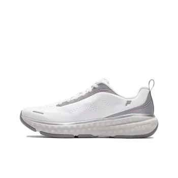 FILA ENERGY 2 Anti Slip Wear Resistant Low Top Casual Running Shoes Men's White Gray