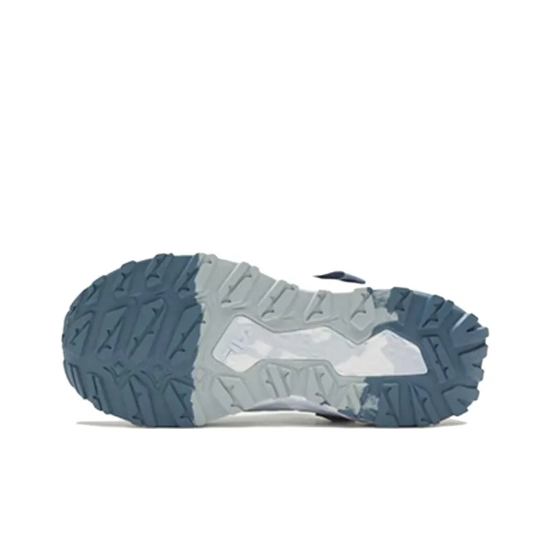 FILA KIDS Slip Resistant And Breathable Children's Sandals White Blue Unisex-4