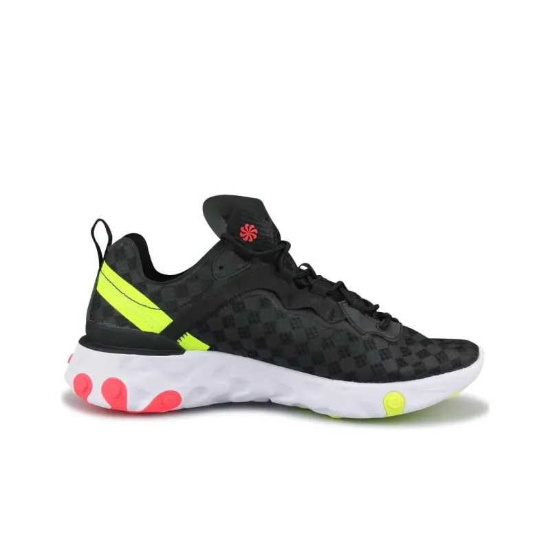 Nike React Element 55 Black Crimson Volt-1