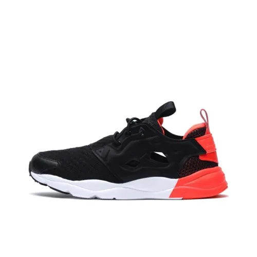 Reebok Furylite Pop Casual Shoes Women's Low-Top Black/Orange/White