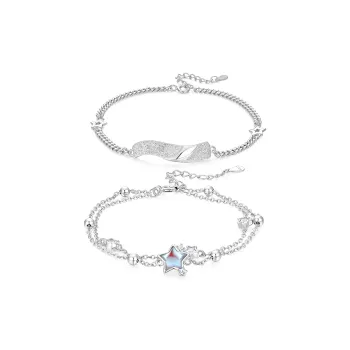 KADER 925 Sterling Silver Bracelets Unisex