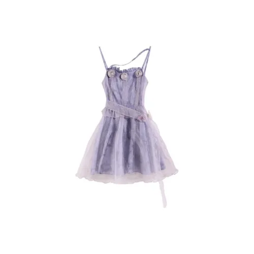 TIBINB Slip Dresses Women's Smokey Mauve