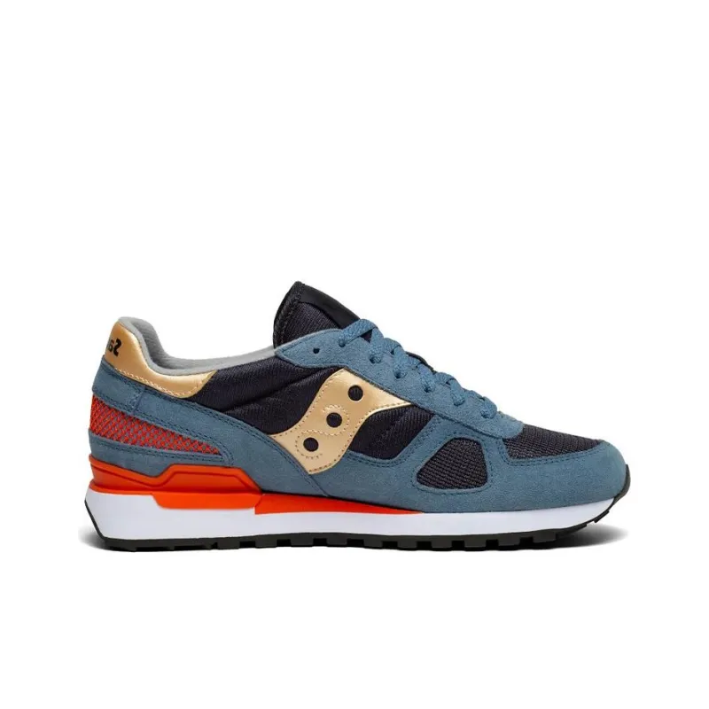 Saucony Shadow Original Running Shoes Men Low-Top Blue/Black/Orange-1