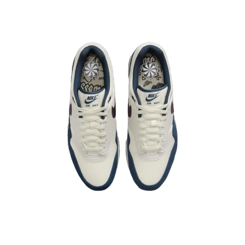 Nike Air Max 1 Coconut Milk Burgundy Crush Navy-3