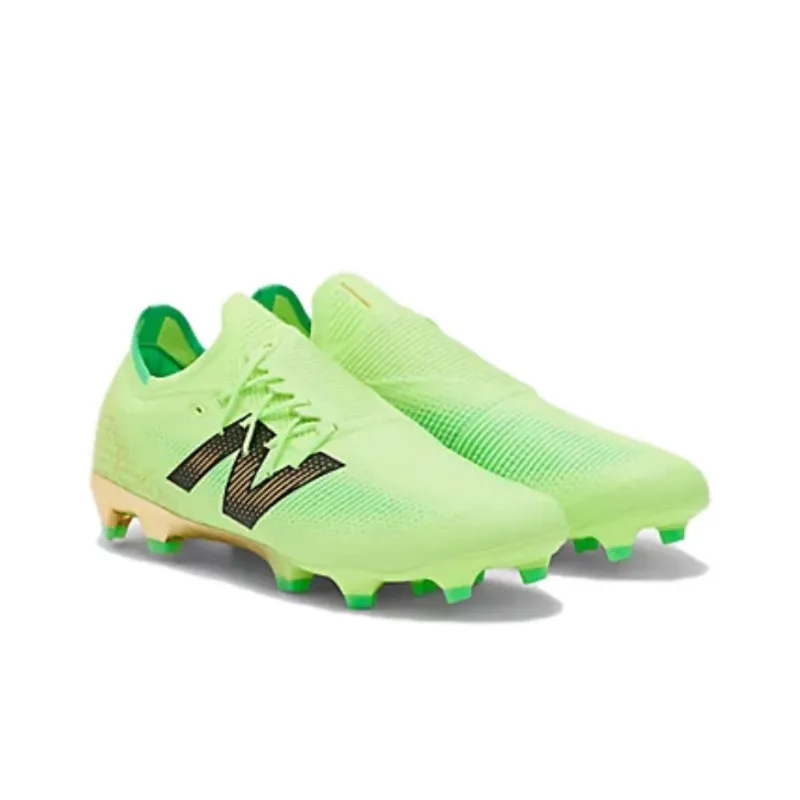 New Balance Furon V7 FG Firm Ground Firm Ground Anti Slip Wear Resistant Soccer Shoes Men's Green-4
