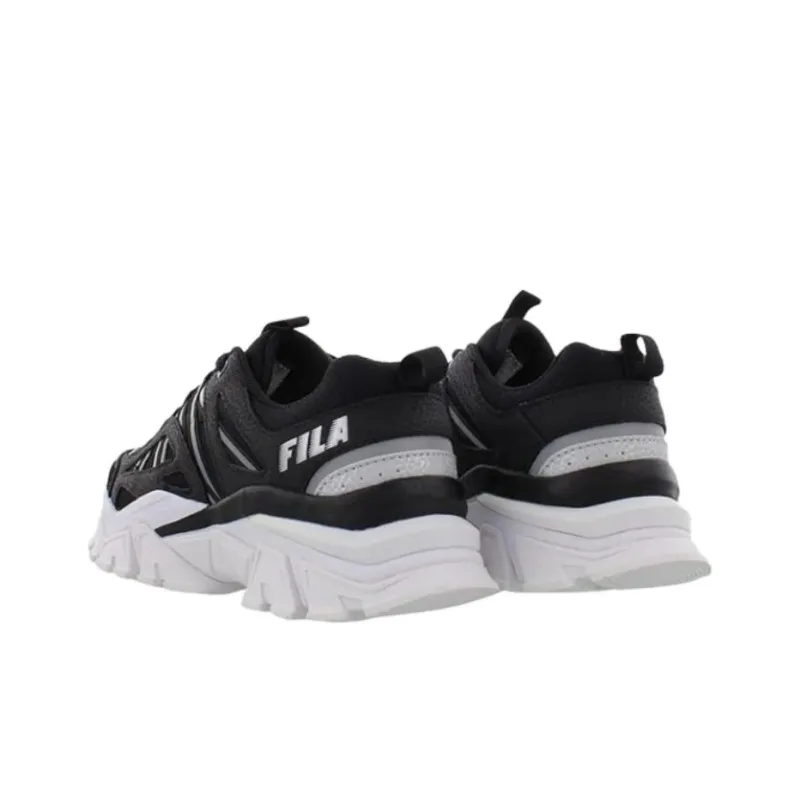 FILA Vitalize Anti Slip Wear Resistant Low Top Casual Shoes Women's Black-3