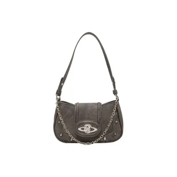 JANE KLAIN Synthetic Leather Shoulder Bag, Crossbody Bag Regular Women's Dark Tea/Blue/Khaki