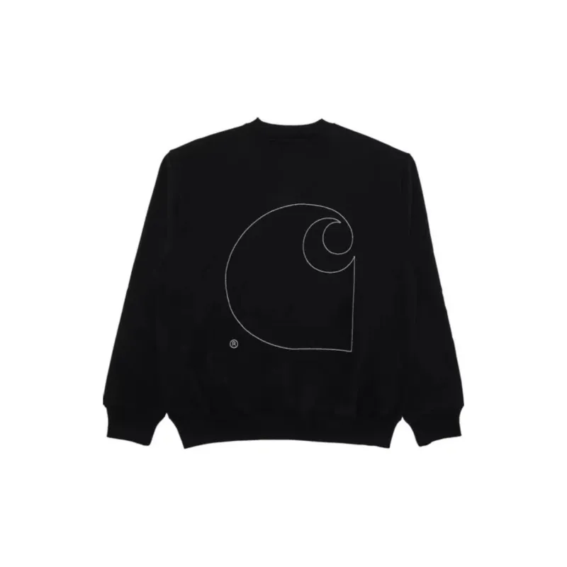 Carhartt WIP Clipse Collaboration Sweatshirts Unisex Black-1