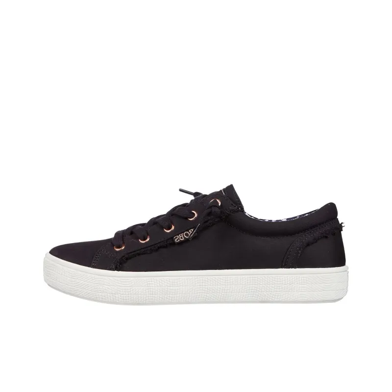 Skechers Bobs Extra Cute Slip Resistant Cushioning Abrasion Resistant Low Top Skateboard Shoes Women's Black-0