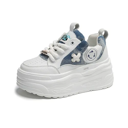 LXVB Slip-Resistant Breathable Low-Top Skateboard Shoes Women's