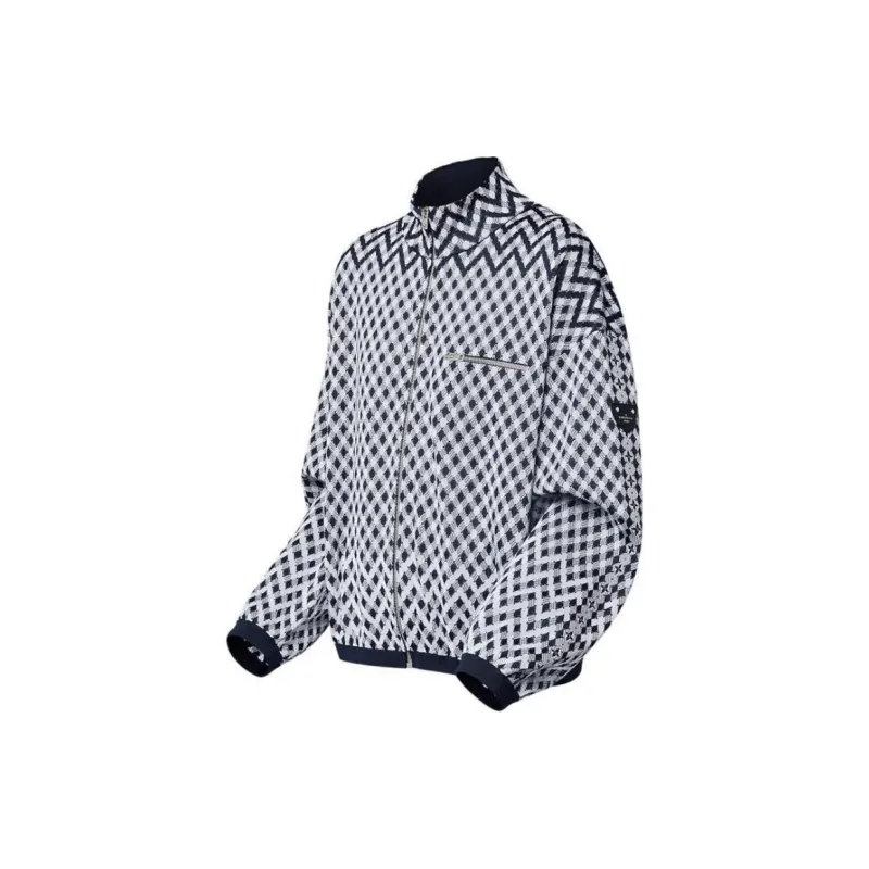 LOUIS VUITTON Graphic Damier Zip-Up Jacket-2