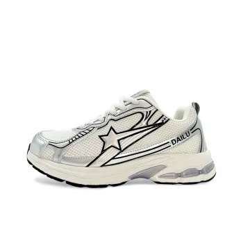 ITGI Breathable Low-Top Casual Running Shoes Unisex Silver Gray