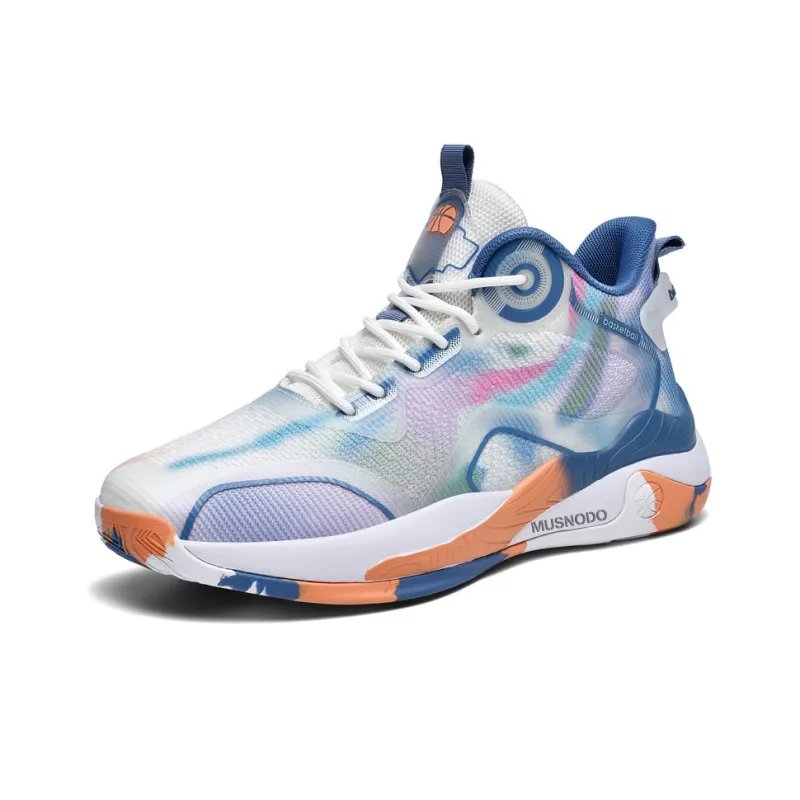 MUSNODO Mid Top Basketball Shoes Men's-1