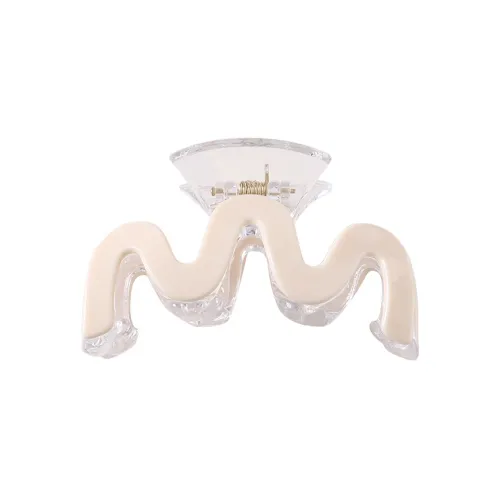 CAROMAY Hair Clips Women's White/Light Coffee/Dark Coffee/Black