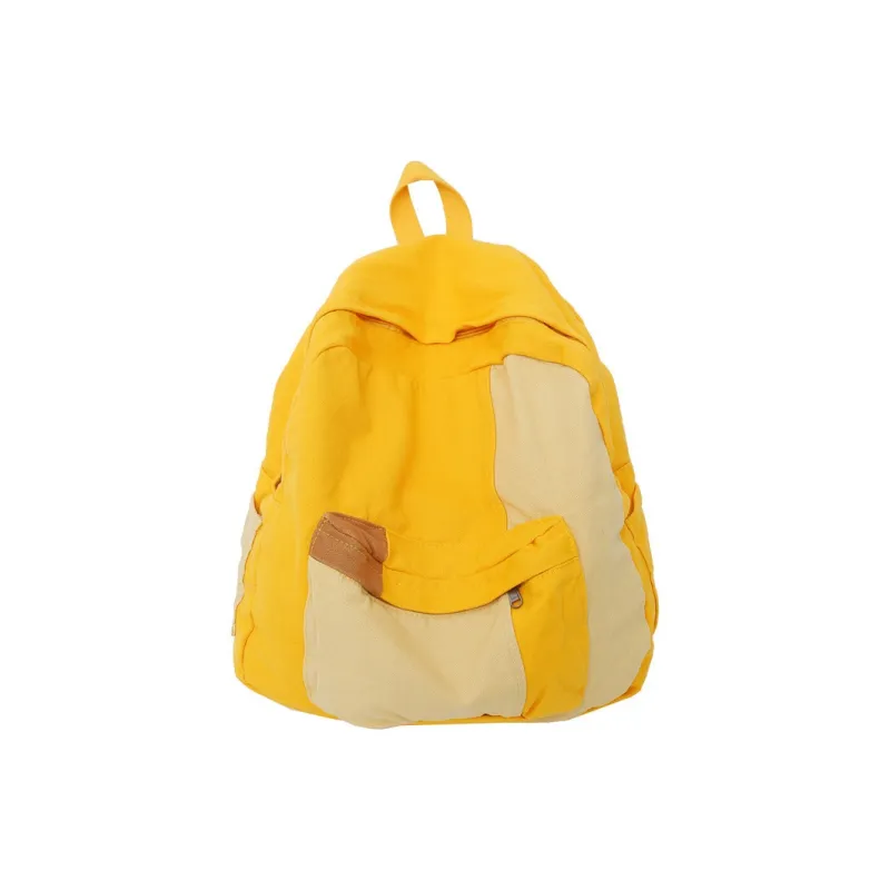 Huangmu Canvas Backpack Unisex Multicolor-2