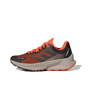 Adidas Terrex Soulstride Flow Gore Tex Core Black Grey Semi Impact Orange Women's