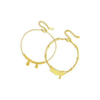 AGOVSKI Titanium Steel Anklets Women's