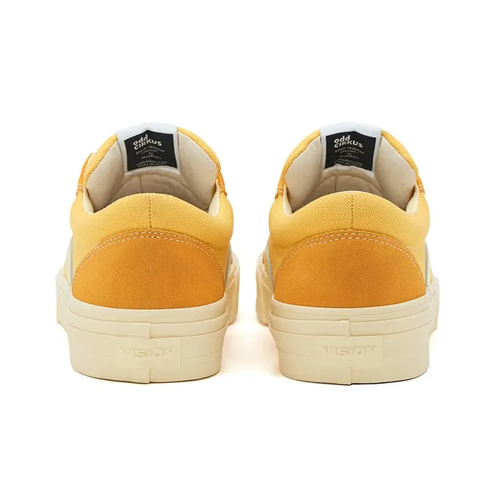 OddCIRKUS x Vision Street Wear Astley Pro Low Top Skateboard Shoes Unisex Sunset Yellow-4