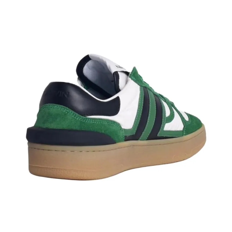 Lanvin Clay Low Top Skateboard Shoes Men's Green-3