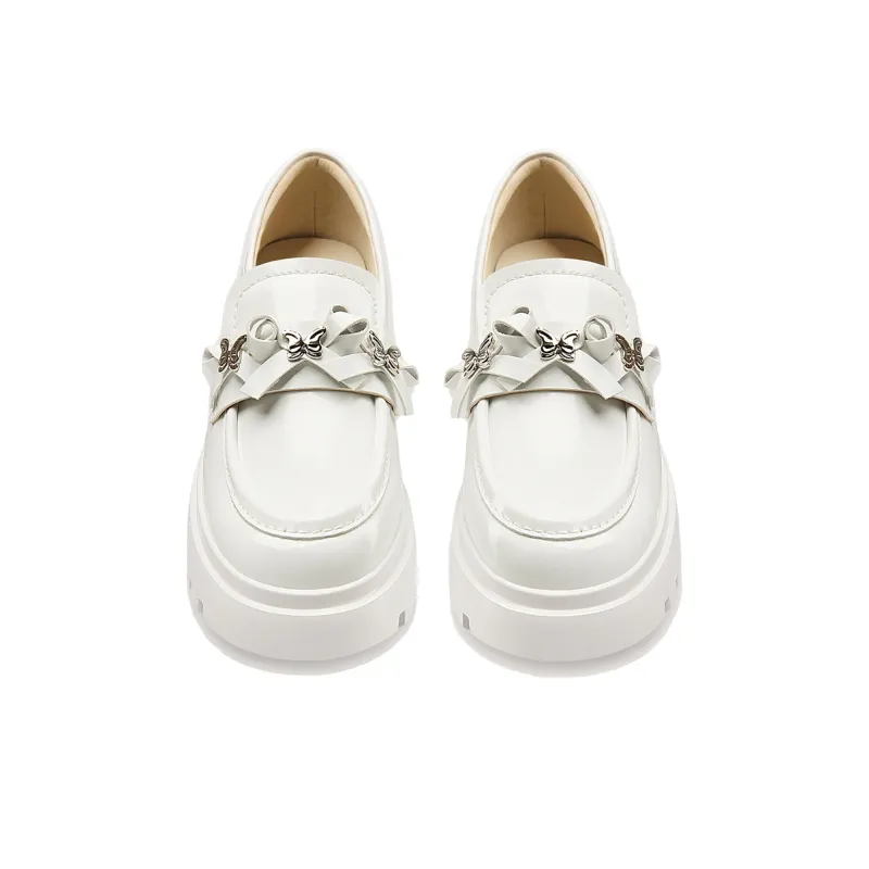 Lily Wei Loafers Women's White-4