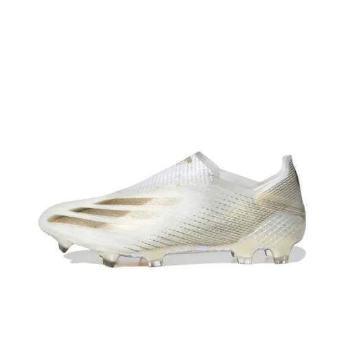 Adidas X Ghosted+ FG White Metallic Gold Melange