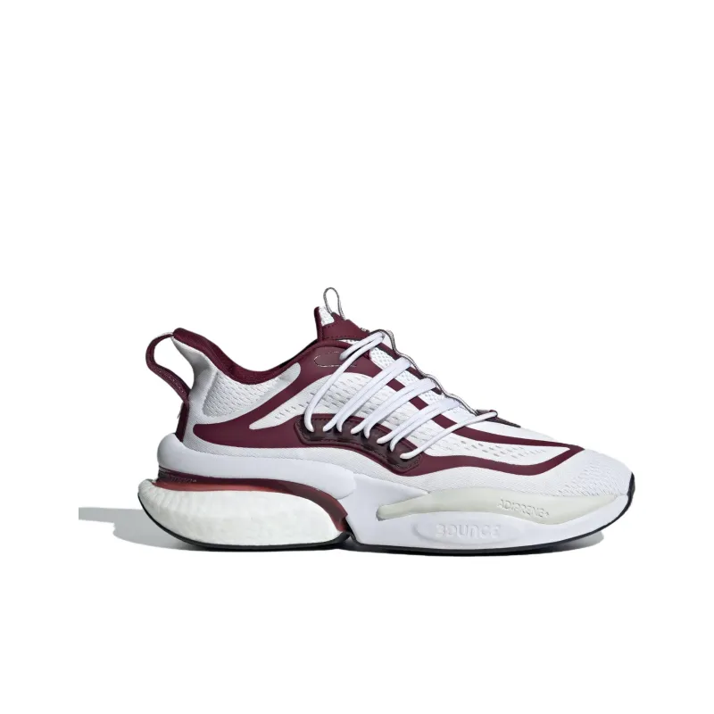 Adidas Mississippi State Alphaboost V1 Cloud White Team Maroon Cool Grey-1