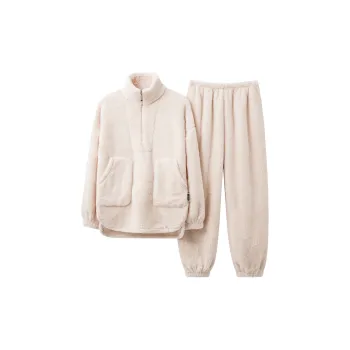 Lanza Pajama Set Women's Beige Apricot