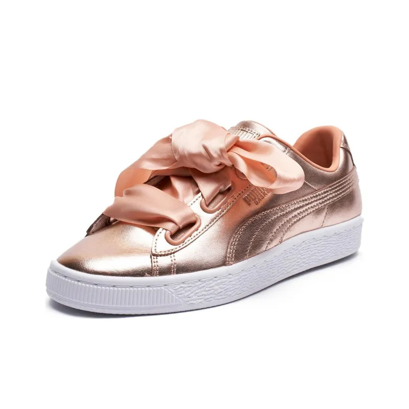 PUMA Basket Heart Luxe 'Dusty Coral' Women's-2
