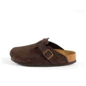 Boku Wrap toe Slippers Unisex Coffee
